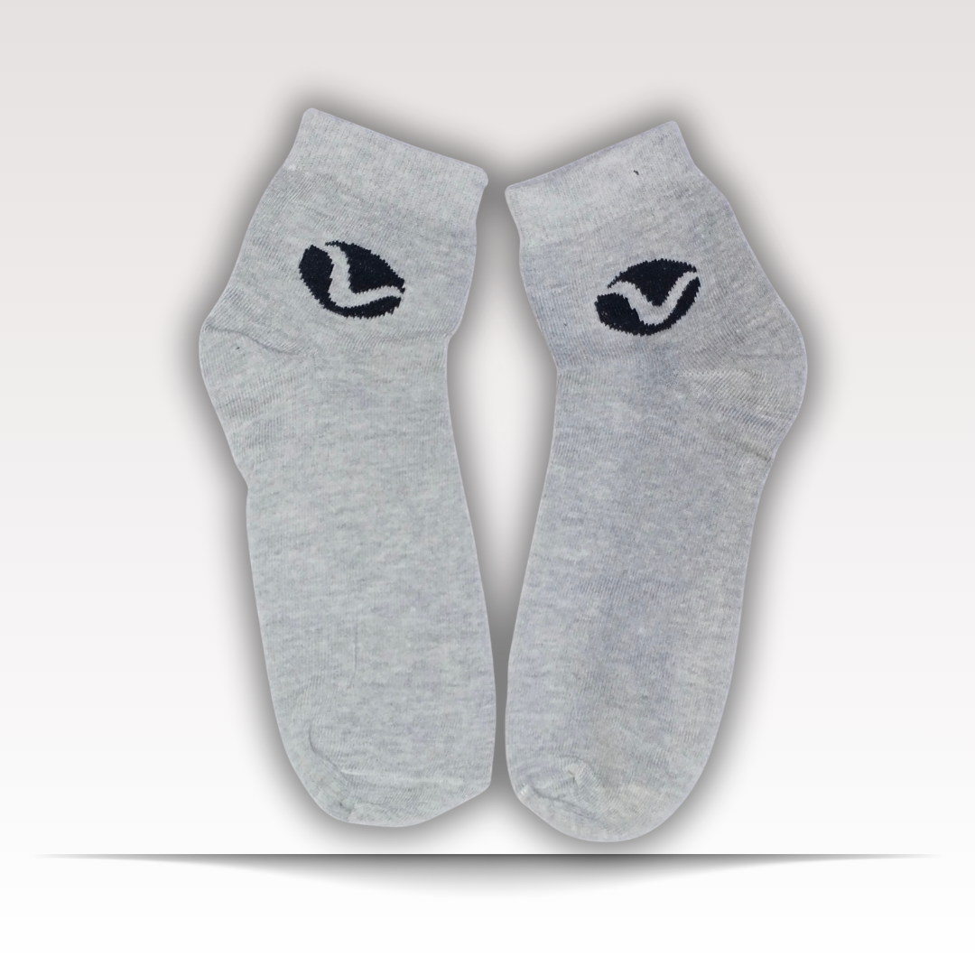 CuEase Copper Coated Natural Pain Relief Socks - No Show |Angle |Regular