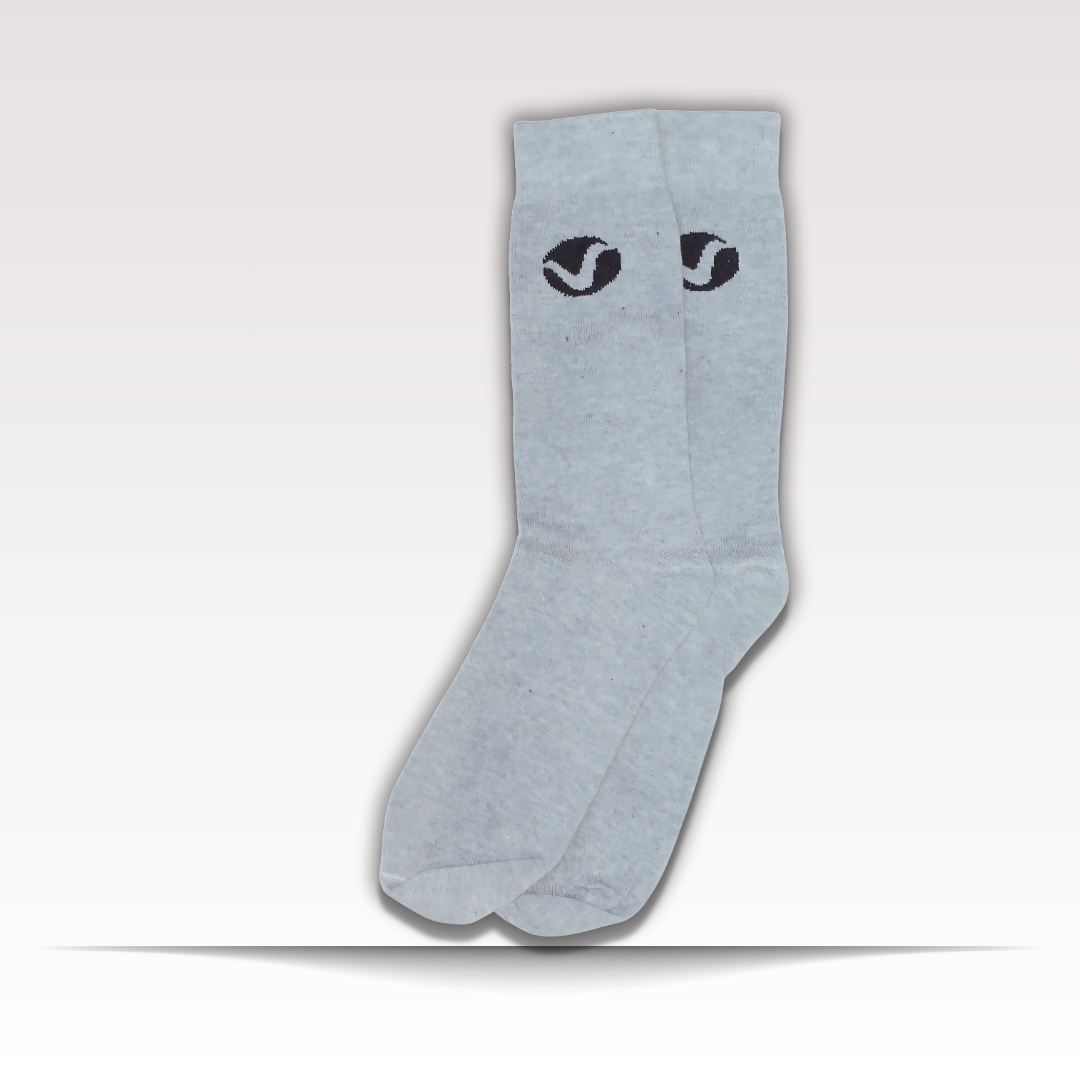 CuEase Copper Coated Natural Pain Relief Socks - No Show |Angle |Regular