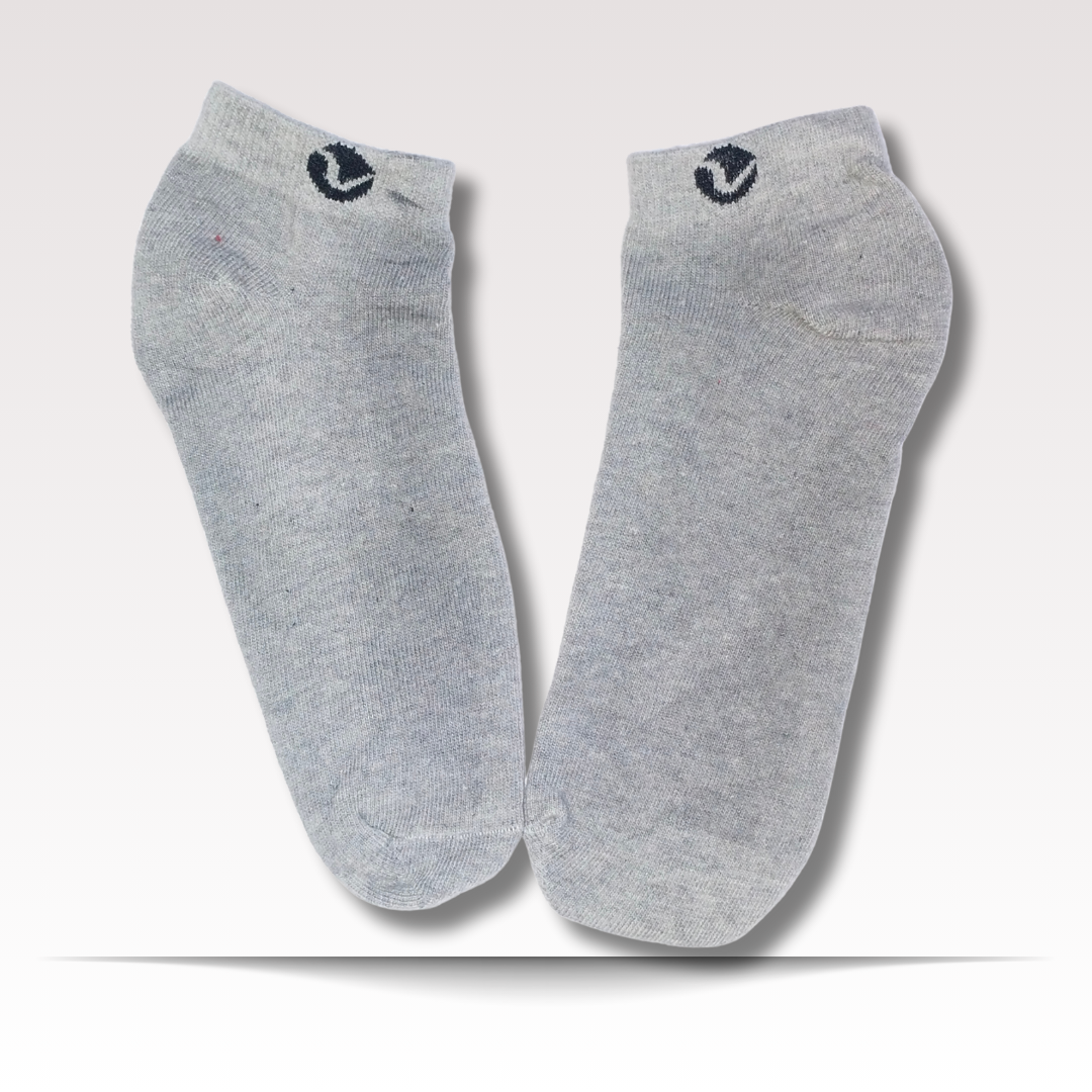 CuEase Copper Coated Natural Pain Relief Socks - No Show |Angle |Regular