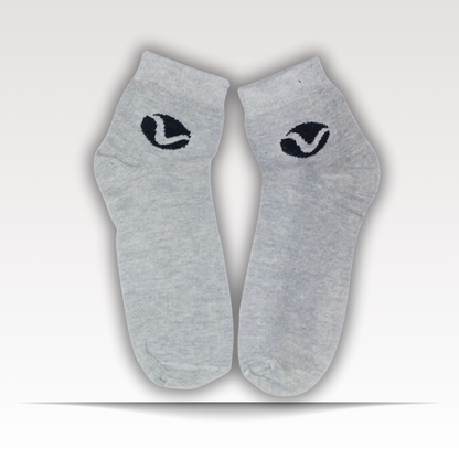 CuEase Copper Coated Natural Pain Relief Socks - No Show |Angle |Regular
